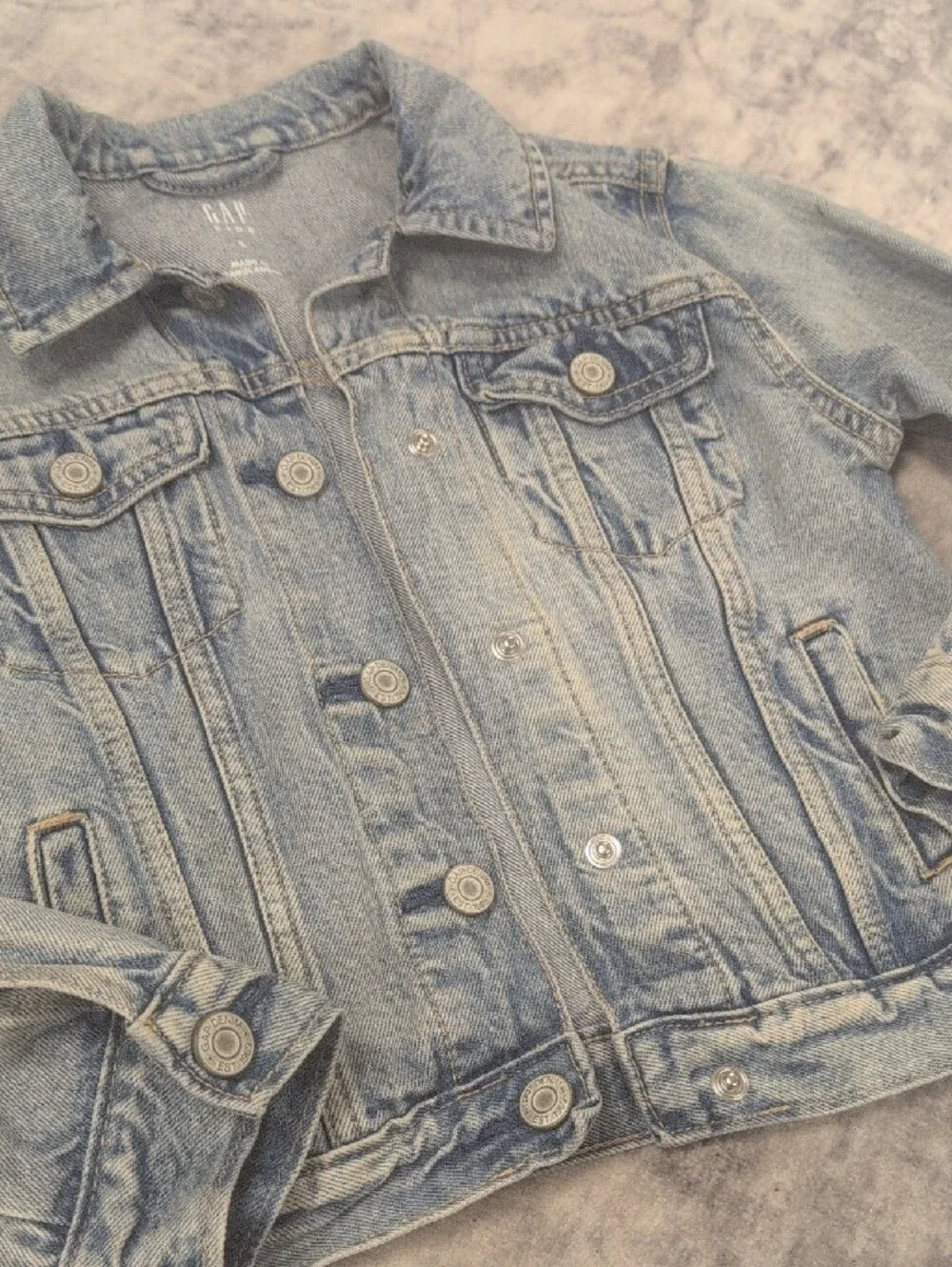 GAP Kids Light Blue Denim Trucker Jacket